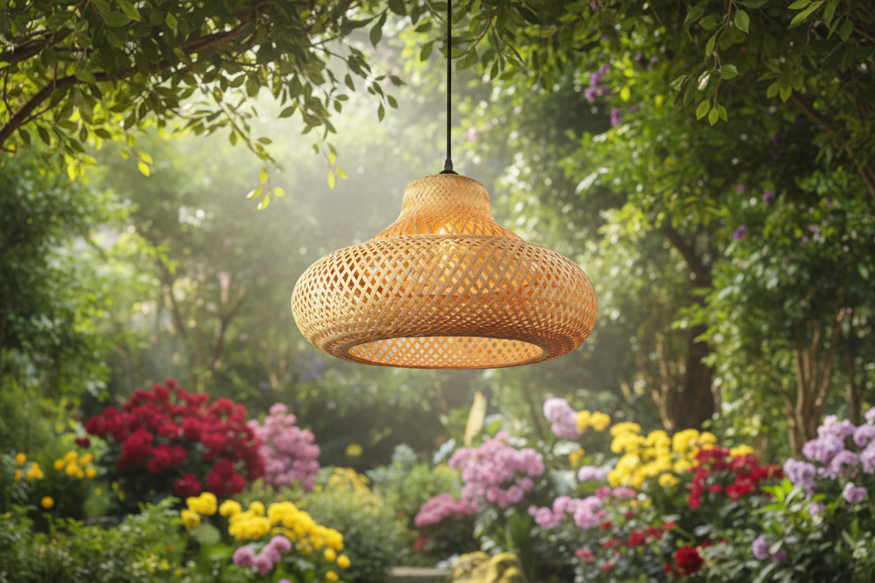 Bamboo Pendant Lamp | Hanging Light sp-44