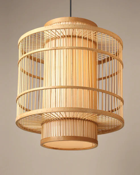 Minimalist Bamboo Hanging Light for Home Decor and Hall