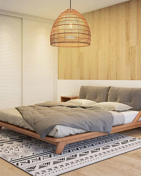 Rattan Ceiling Light for Dining Room and Lounge