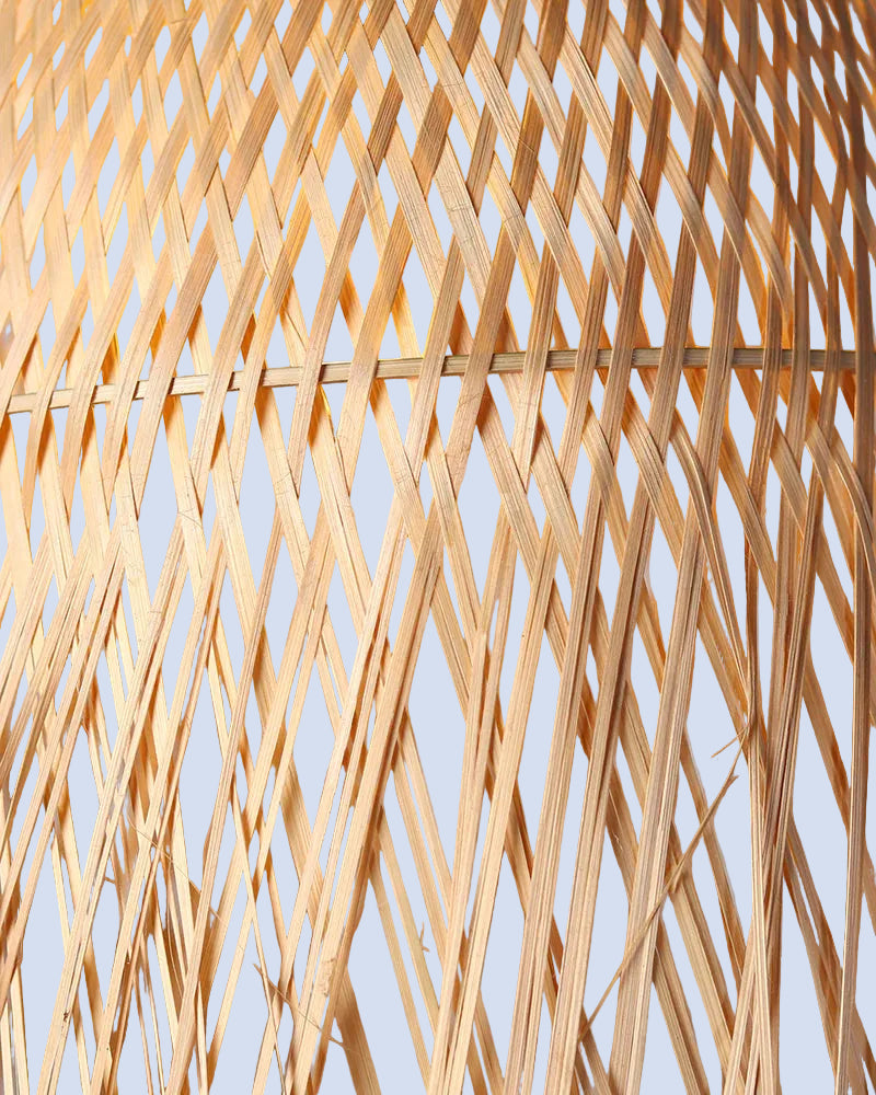 Creative Bamboo Weaving Lampshade Pendant Lampshade Artistic Shape Pendant Lamp Shade