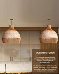 Rattan Hanging Lamps For Living Room and Home Decoration