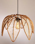 Artistic Rattan Ceiling Light for Cafe and Restaurant