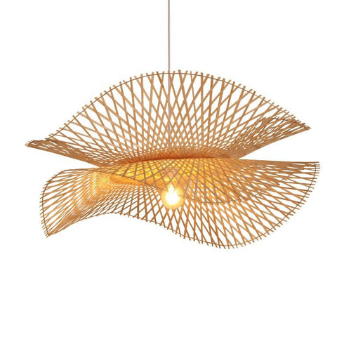 Handcrafted Natural Bamboo Lamp