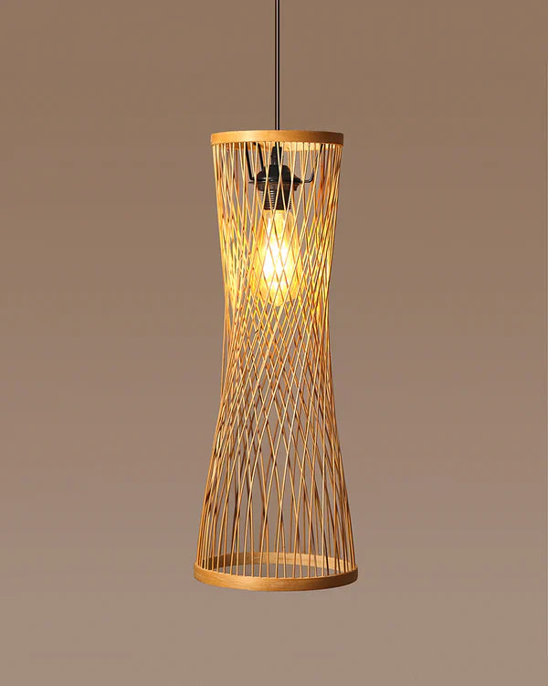 Artistic Bamboo Pendant Light for Hall and Corridor
