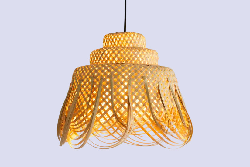 Bamboo Petal Crown Lamp