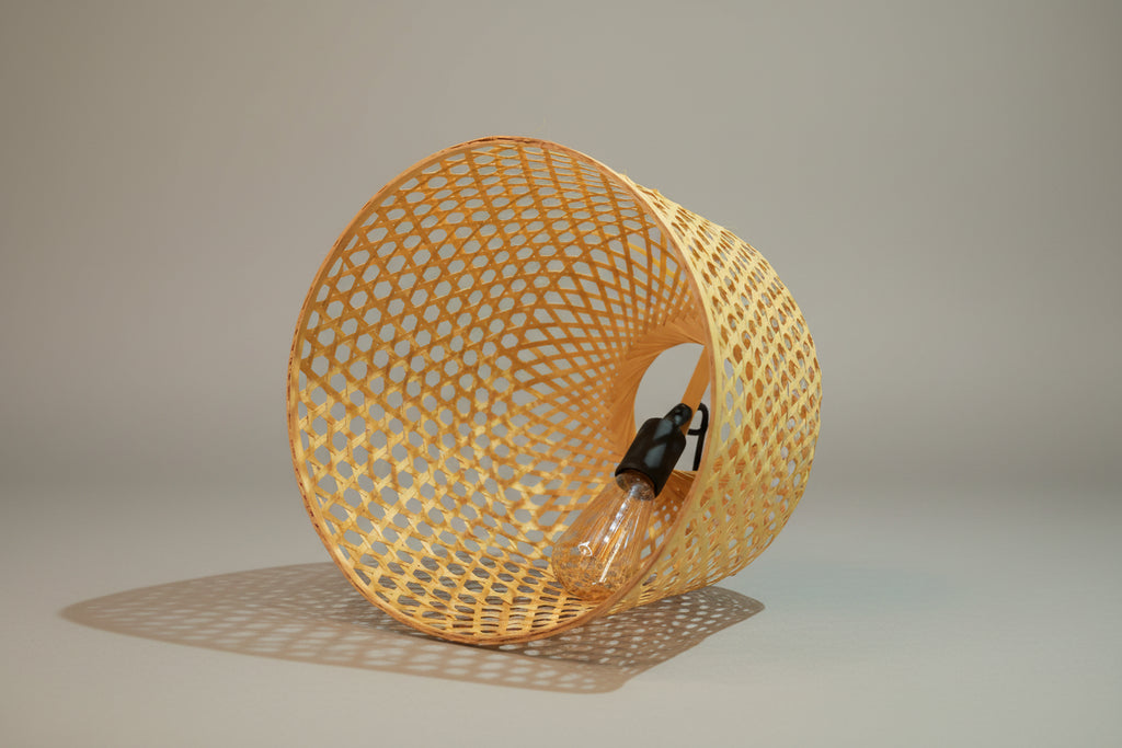 Dome Bamboo Pendant Light
