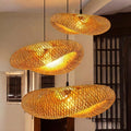 Bamboo Handwoven Pendant Light  | Handcrafted Home & Bedroom Decor